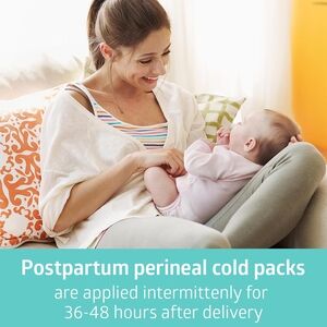 Medline 2-in-1 Absorbent Perineal Pad and Instant Cold Ice Packs for Postpartum